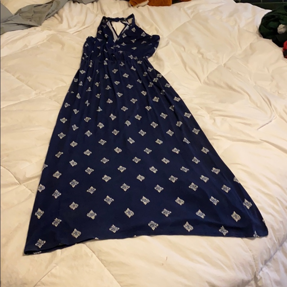 Lucky Brand Maxi V-neck Dress
